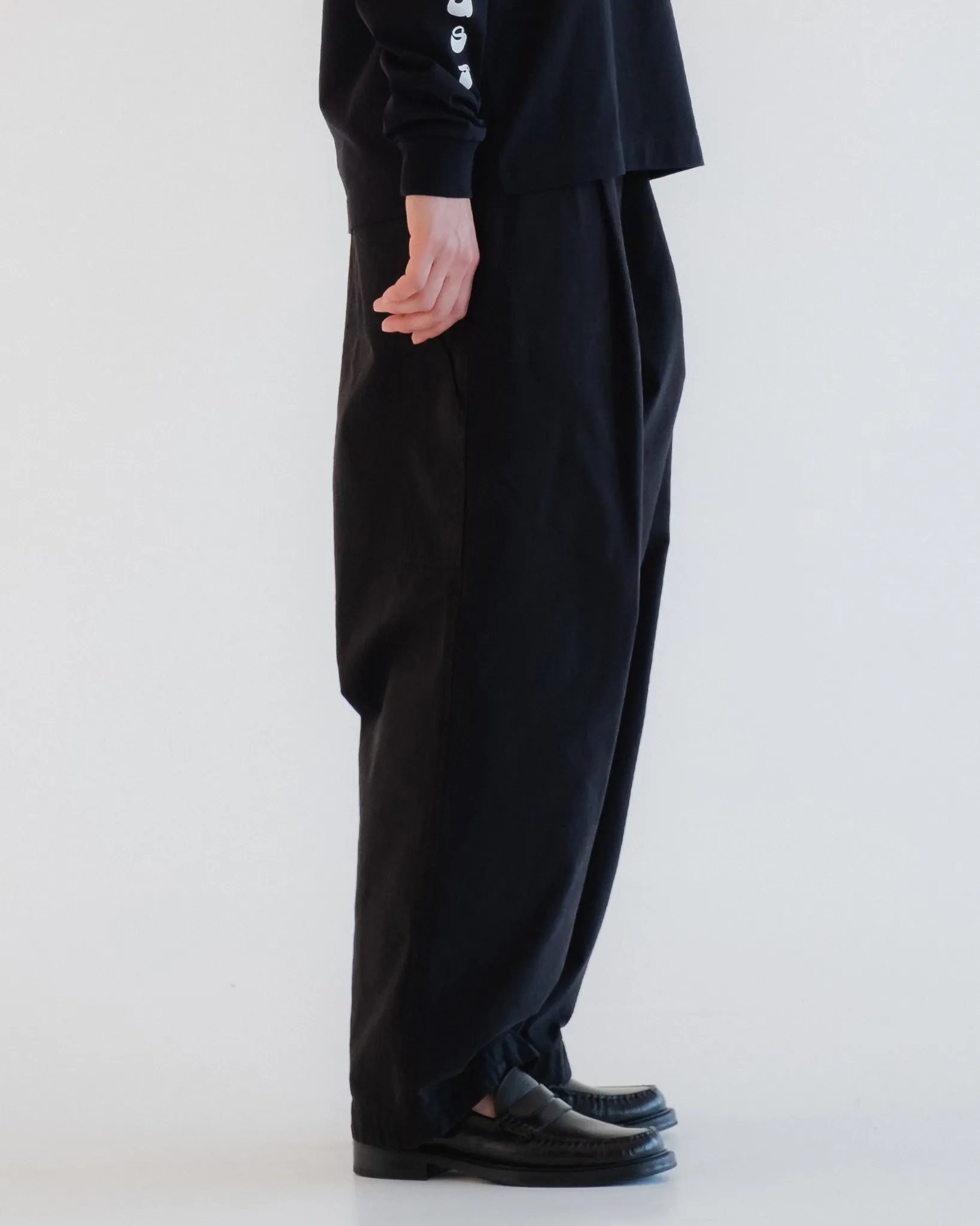 All Season G.o.D British Worker Cotton Linen Black