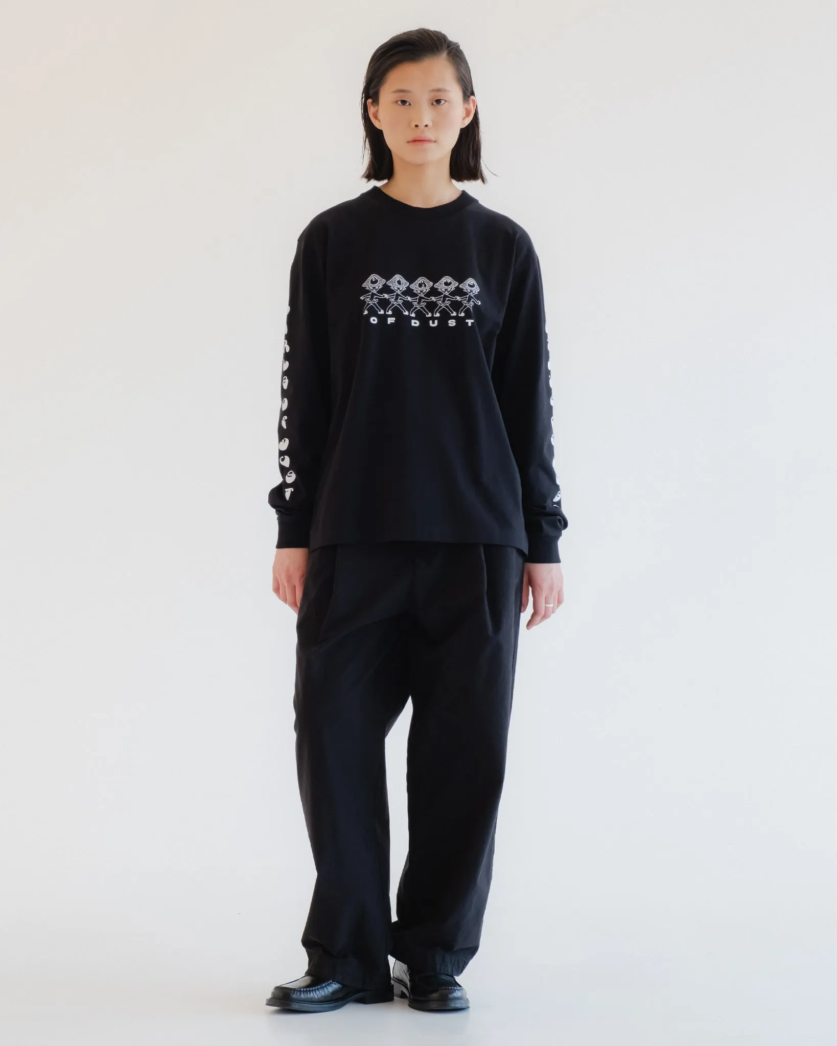 DoubleLayeredFabric G.o.D British Worker Cotton Linen Black