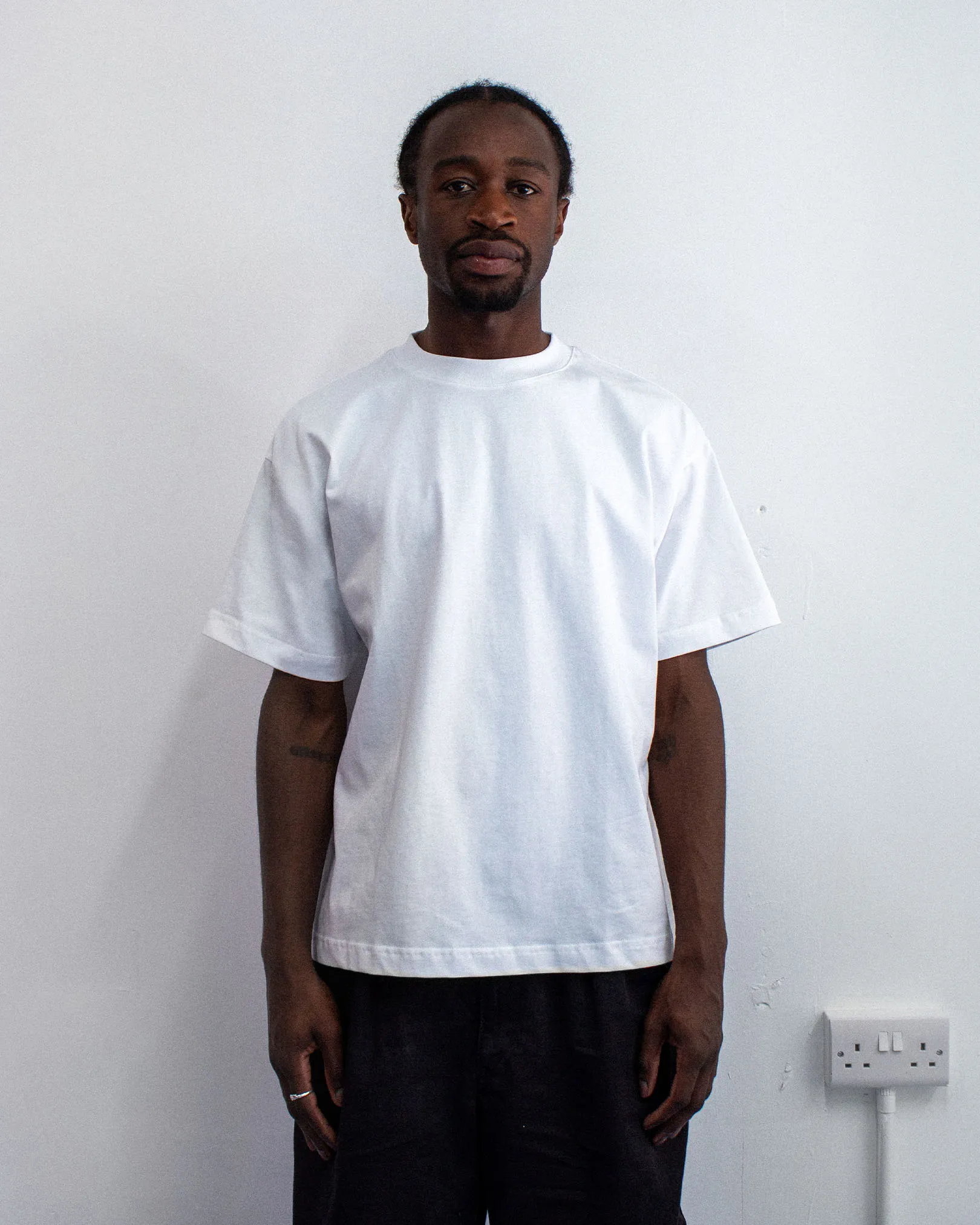 Quick Dry Wear Seasonal Layering White Daily Tee