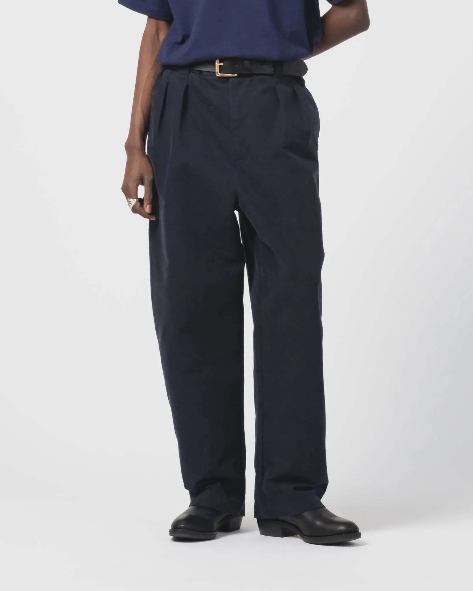 Officer Chino Nebraska Cotton Inkt Blue Outdoor Use