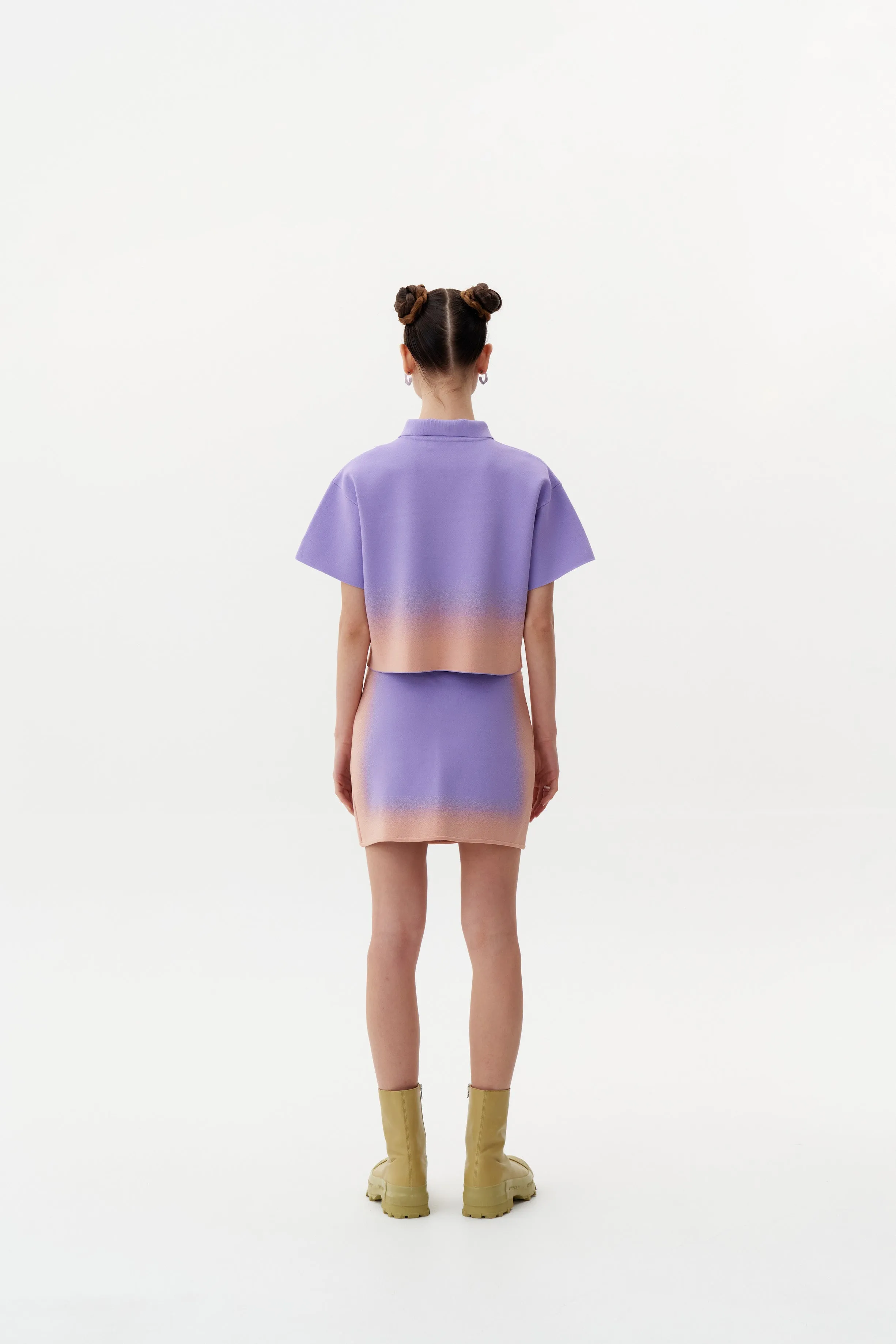 JANUS "SPRAY PAINTED" POLO SHIRT Breathable Hoodie Sustainable Waterproofing