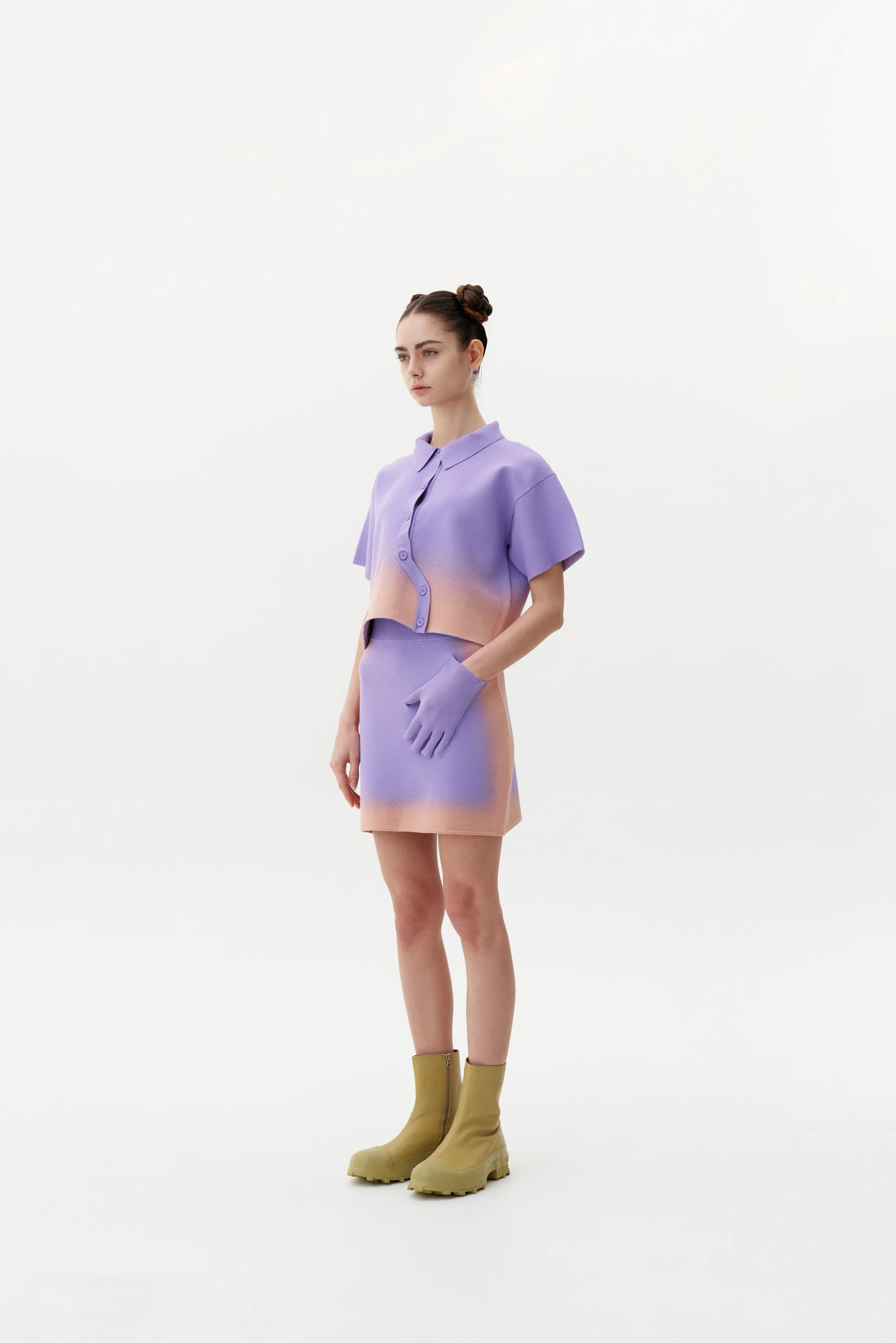 Tagless Comfort Stretch Technology JANUS "SPRAY PAINTED" POLO SHIRT