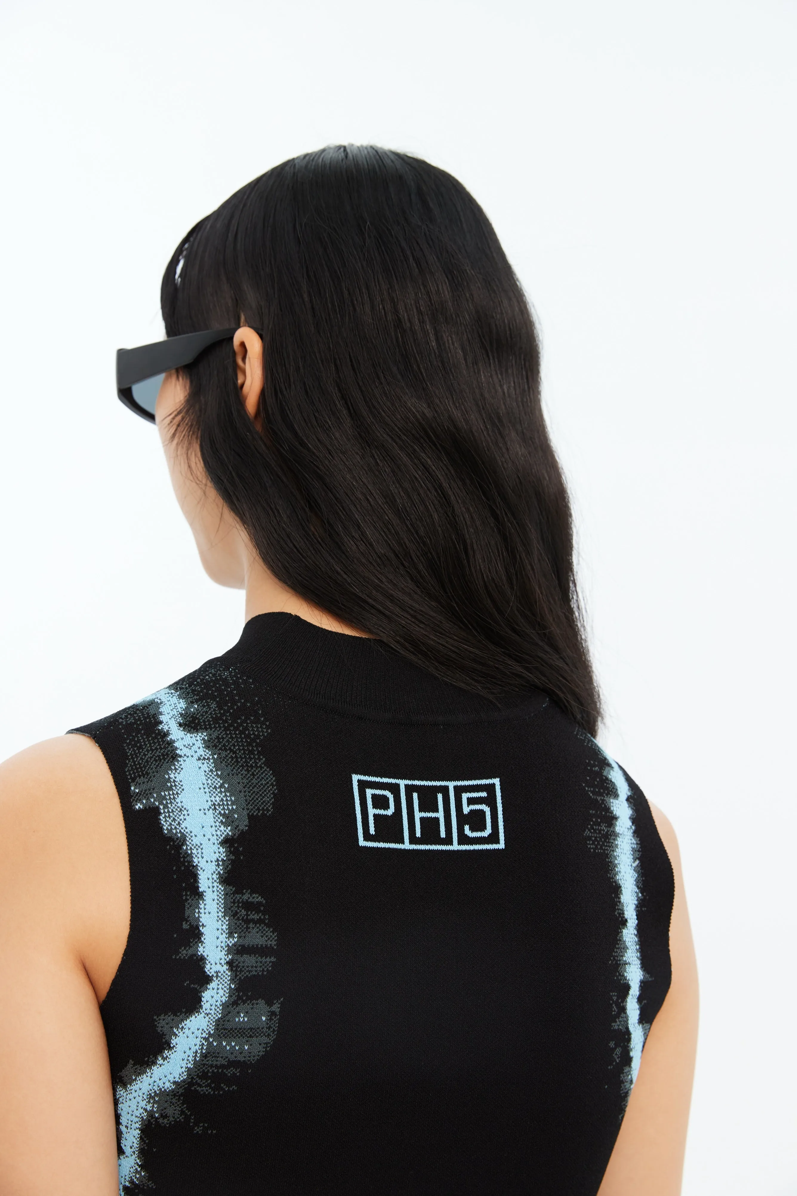 Beauty Zone Perfect Style Wear BROOKLYN ECO "TIE DYE" WAVY ASYMMETRIC DRESS