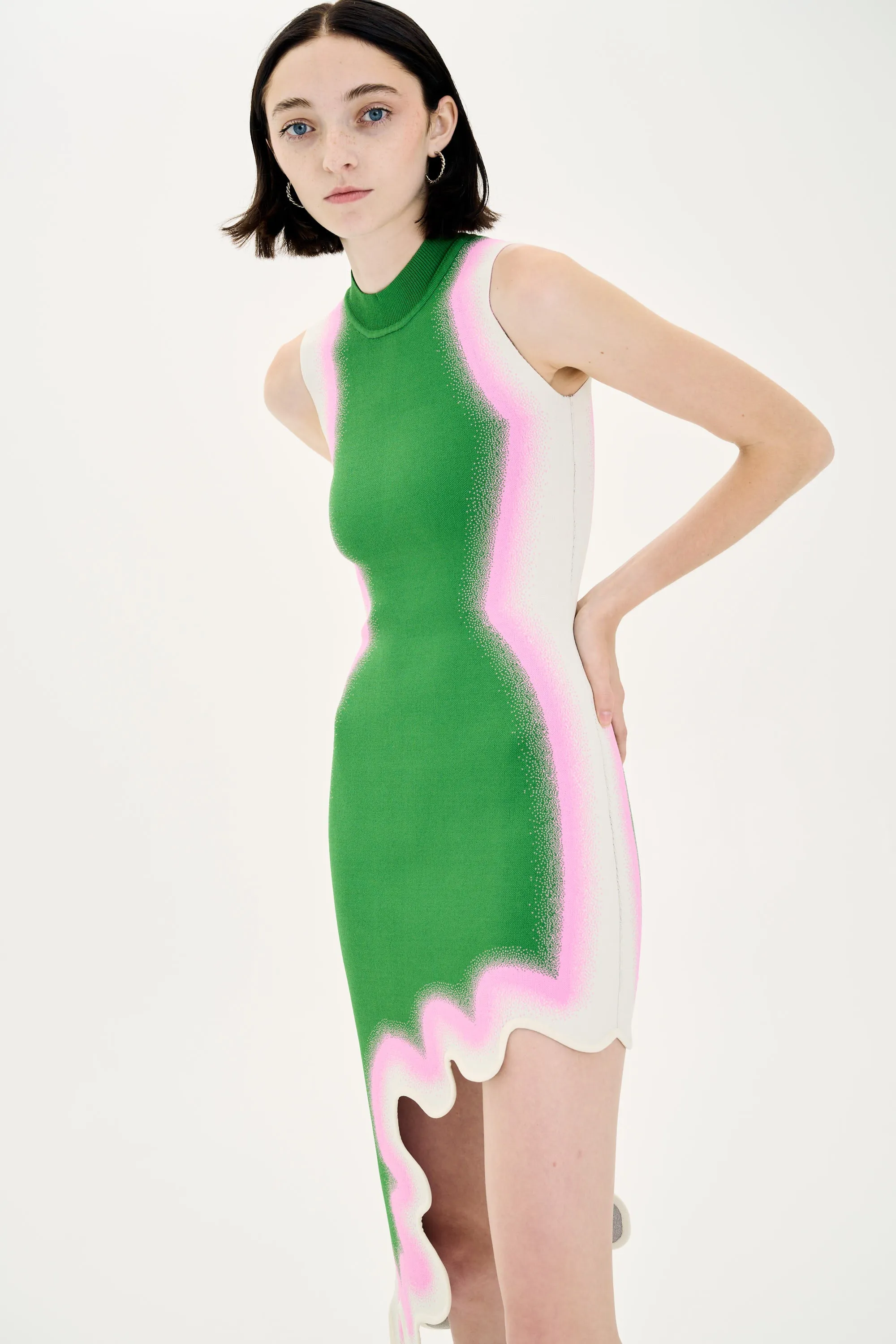 BROOKLYN WAVY ASYMMETRIC DRESS Casual Edge