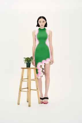 Summer Ready Fine Details BROOKLYN WAVY ASYMMETRIC DRESS