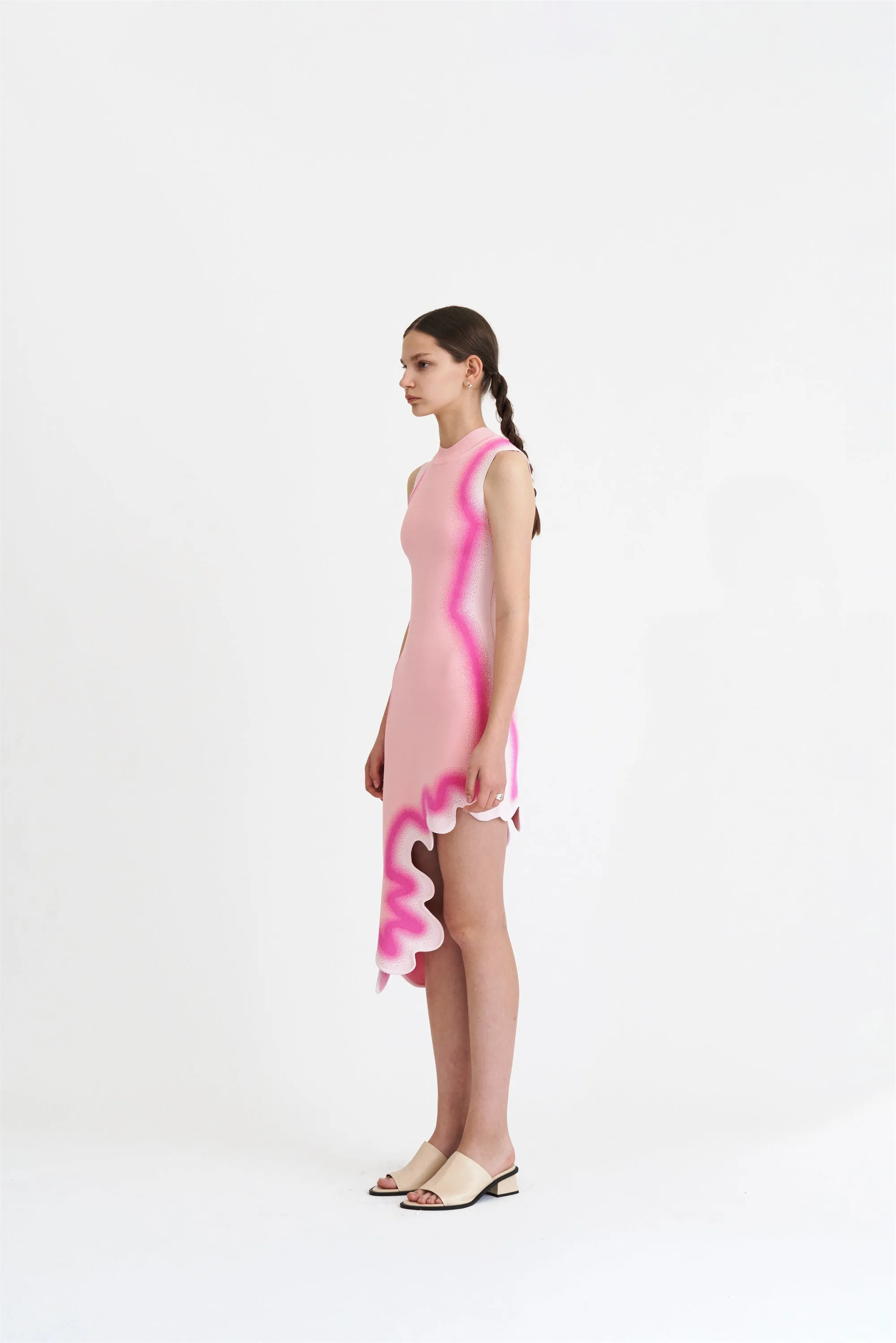 BROOKLYN WAVY ASYMMETRIC DRESS Perfect Layers