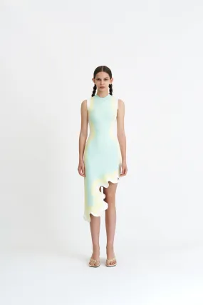 BROOKLYN WAVY ASYMMETRIC DRESS Polished Style
