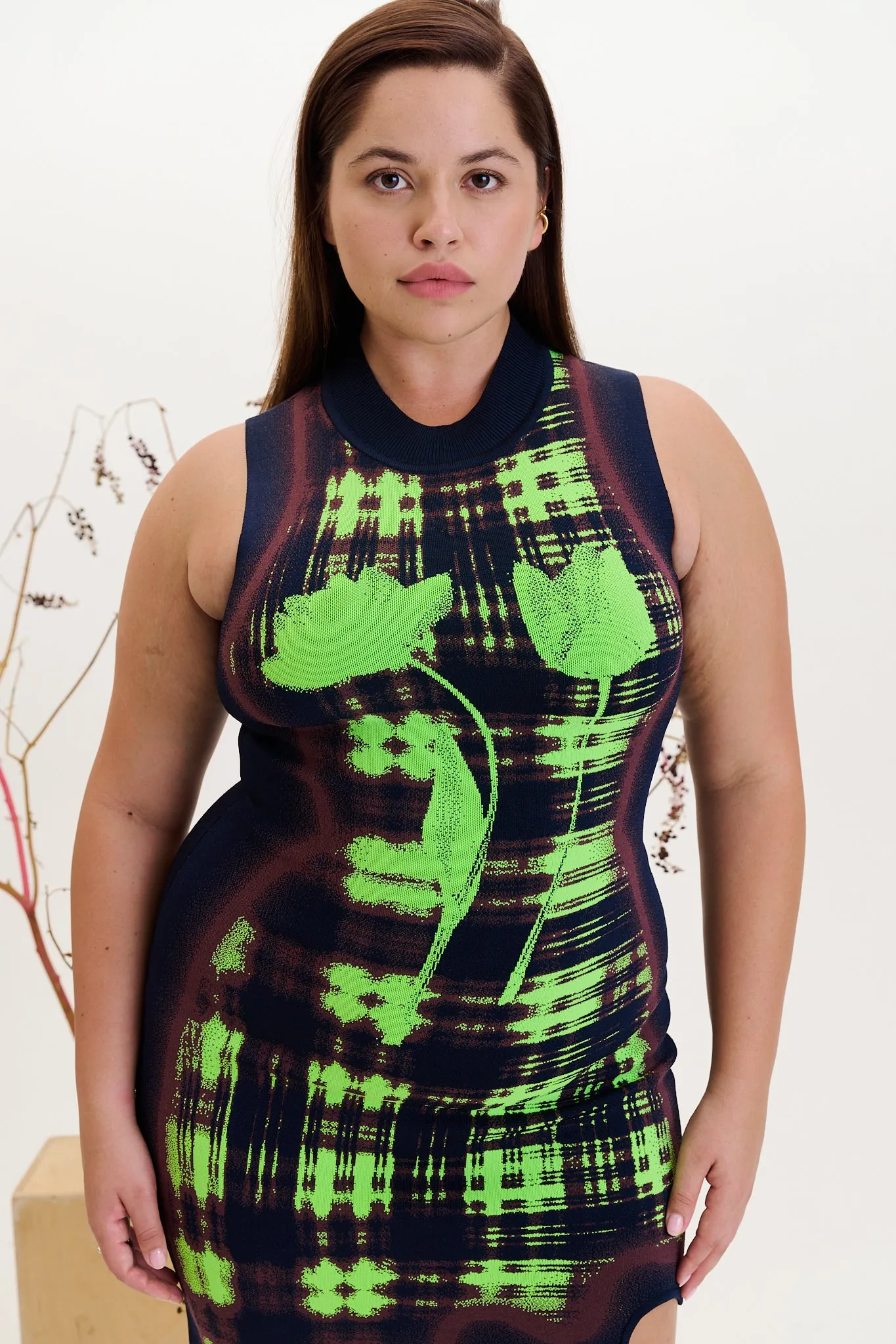 Versatile Style Edgy Layers BROOKLYN WAVY DRESS