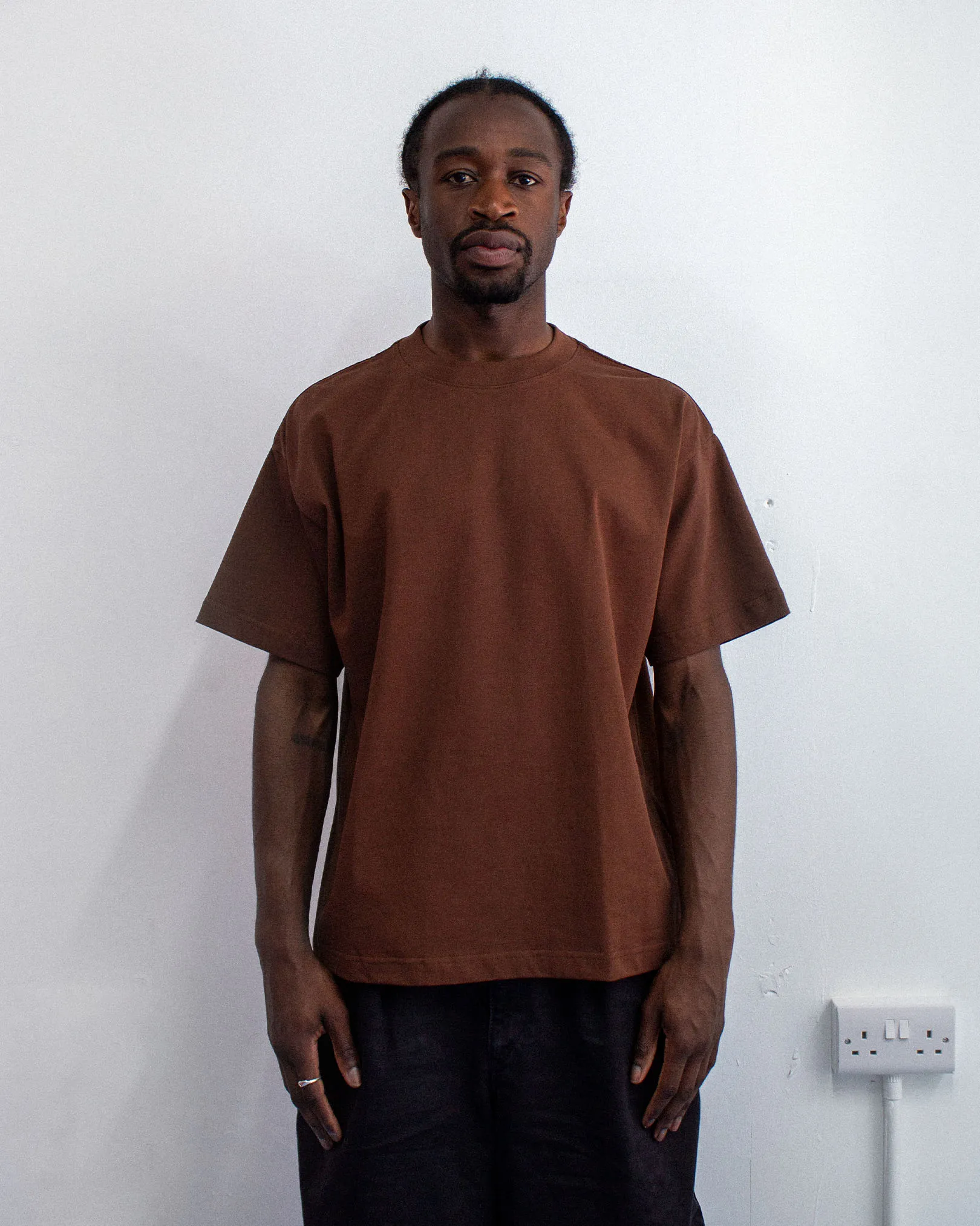 Yoga class Long Sleeve Brown Daily Tee