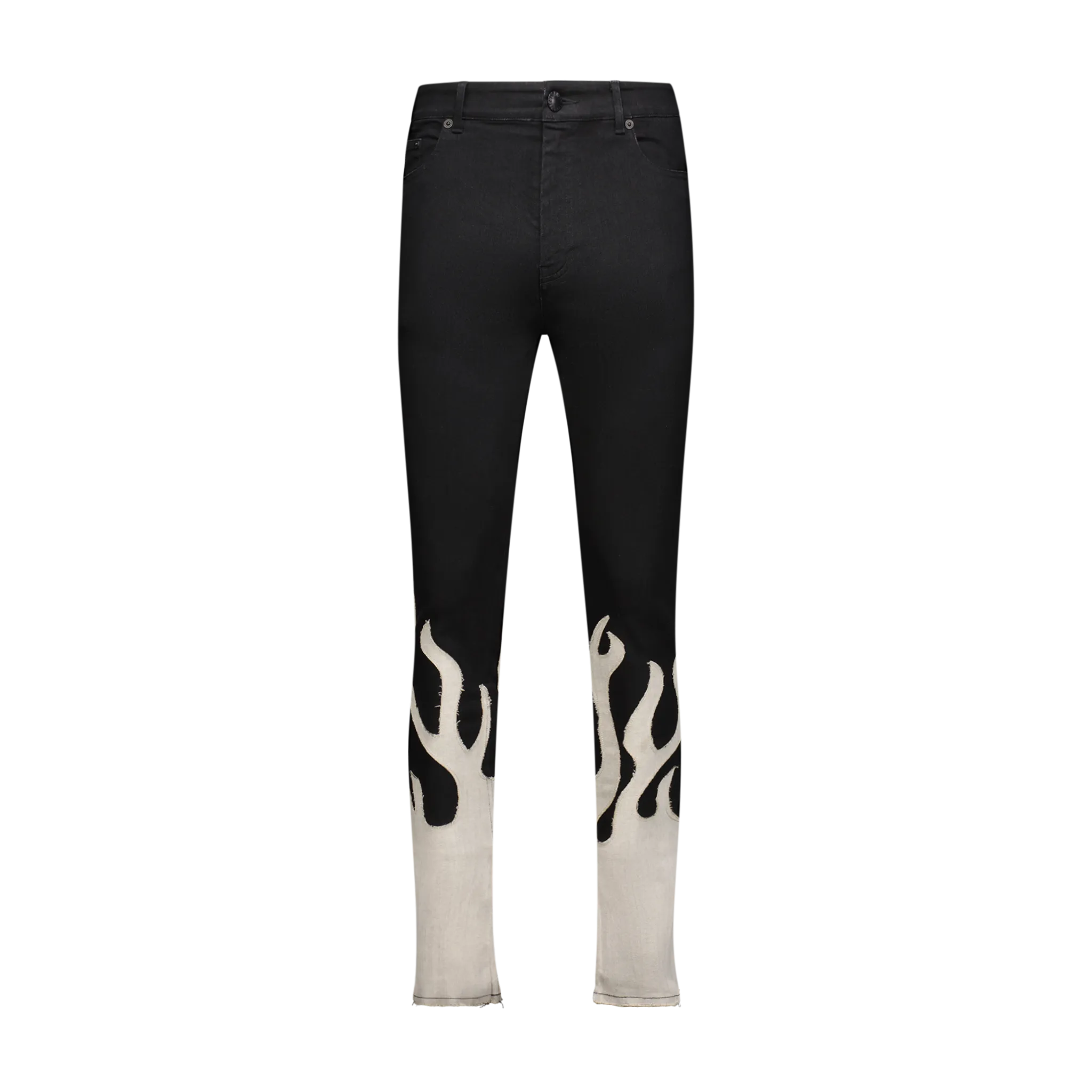 Comfortable Fit Design UP IN FLAMES JEANS