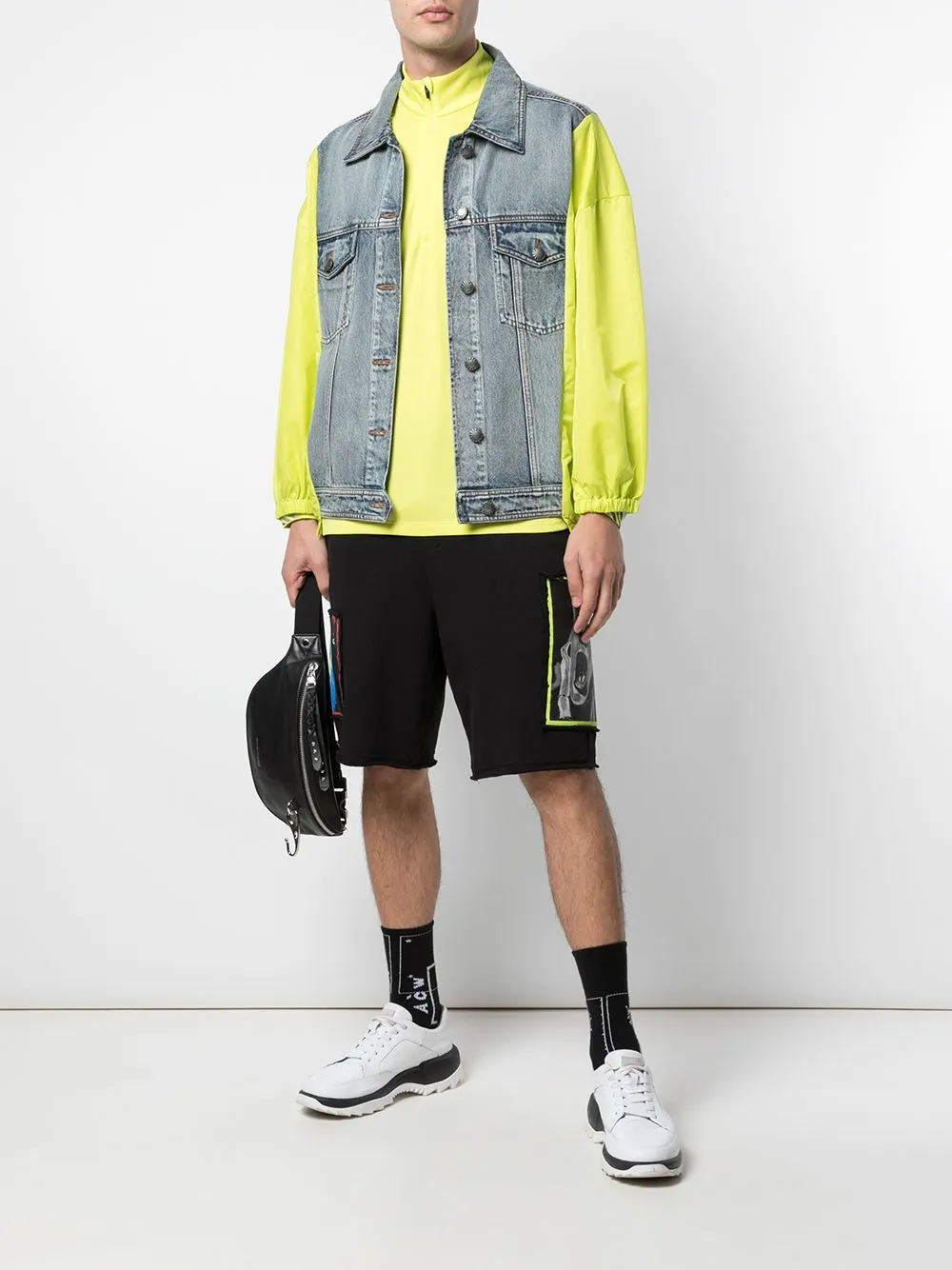 Soft Weather Wear HACULLA HYBRID JACKET BLUE/YELLOW