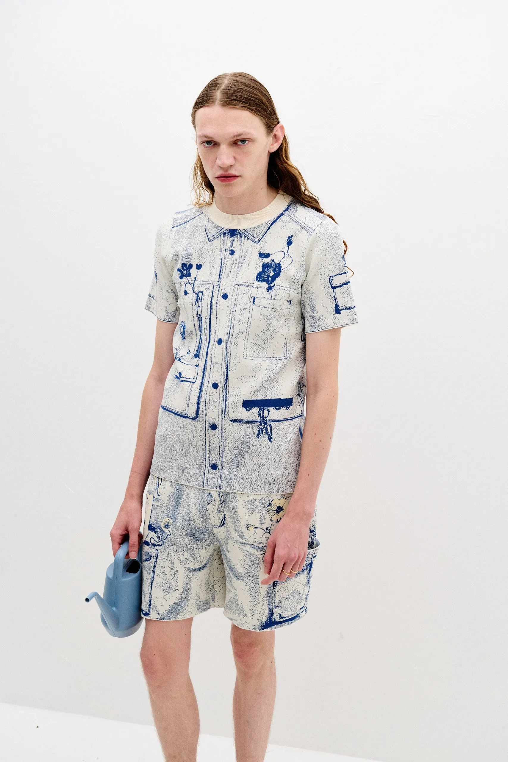 Layered Look CANNA UV REACTIVE CARGO TSHIRT