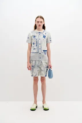 TonalStitching NonChafingEdges CANNA UV REACTIVE CARGO TSHIRT