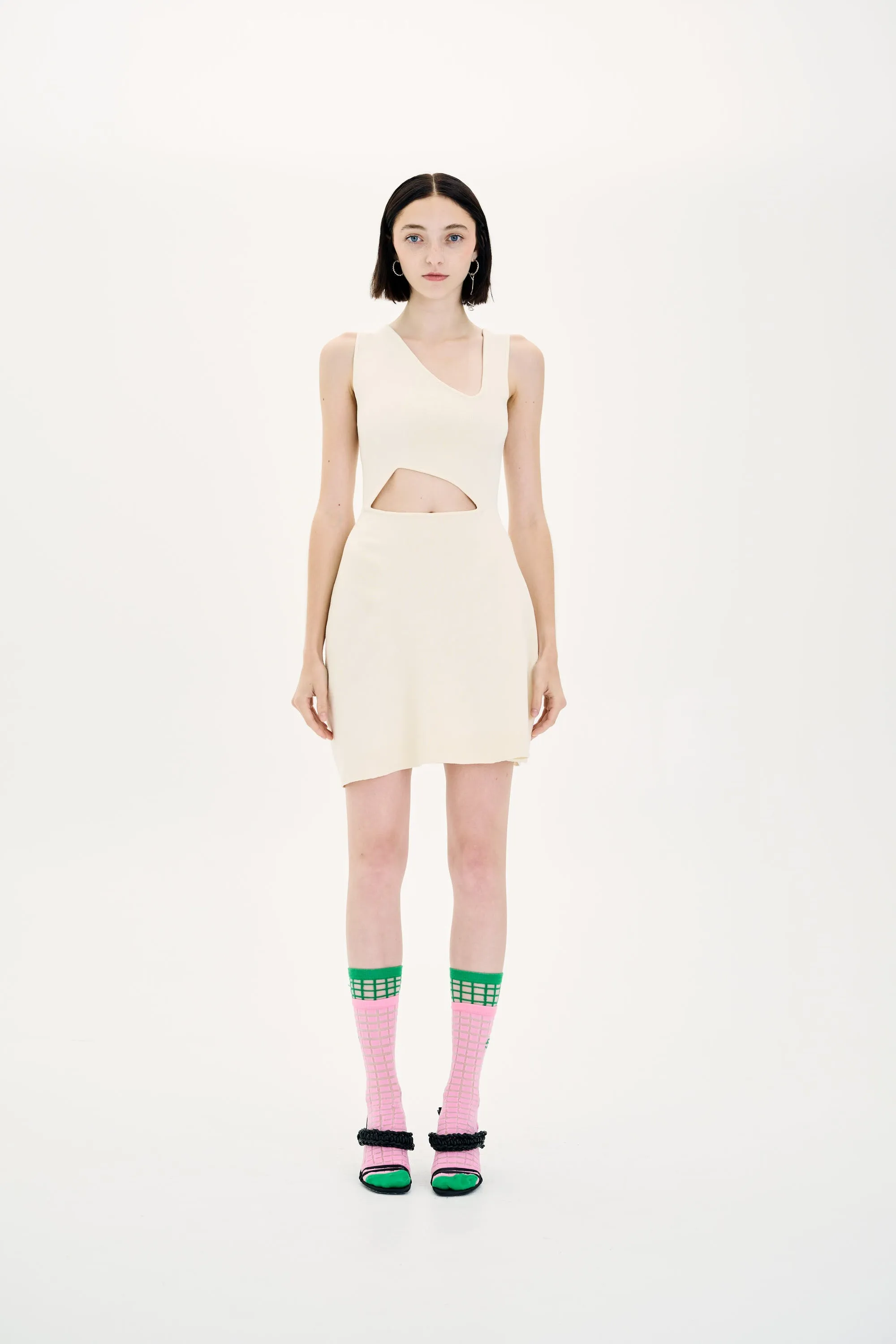 MAPLE UV REACTIVE A LINE MINI DRESS Youthful Look Simple Ease