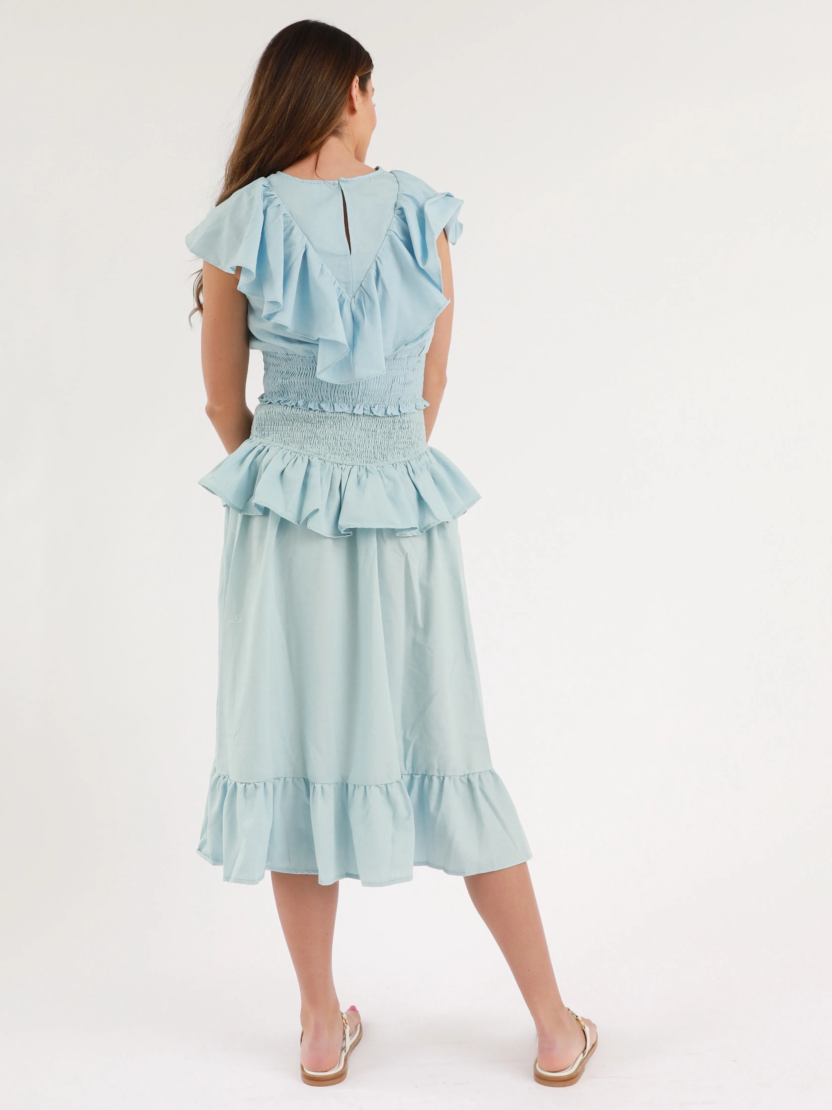 Carla Skirt In Denim Blue Style Staple