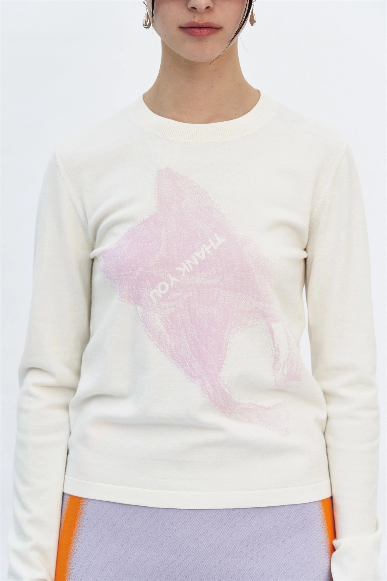 Chic Sweater Adaptive Fit Technology CARMEN UV REACTIVE LONG SLEEVE PULLOVER