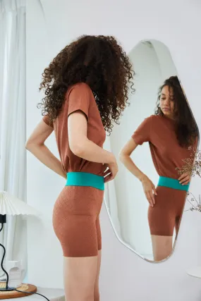 Daily Motion CASSIA hydraKNIT ECOVERO SHORTS brn