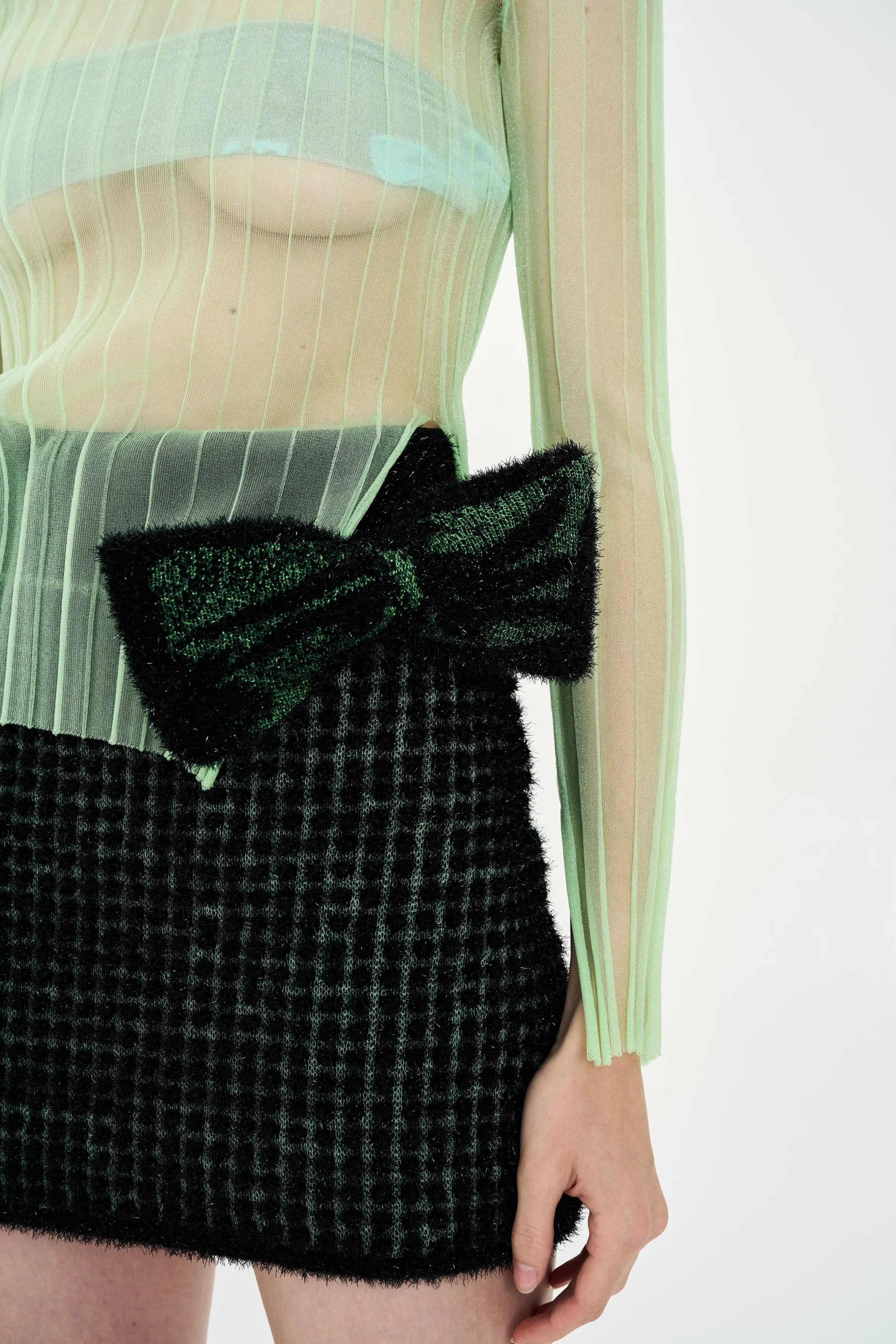 CASSIA METALLIC MINI SKIRT Easy Fit