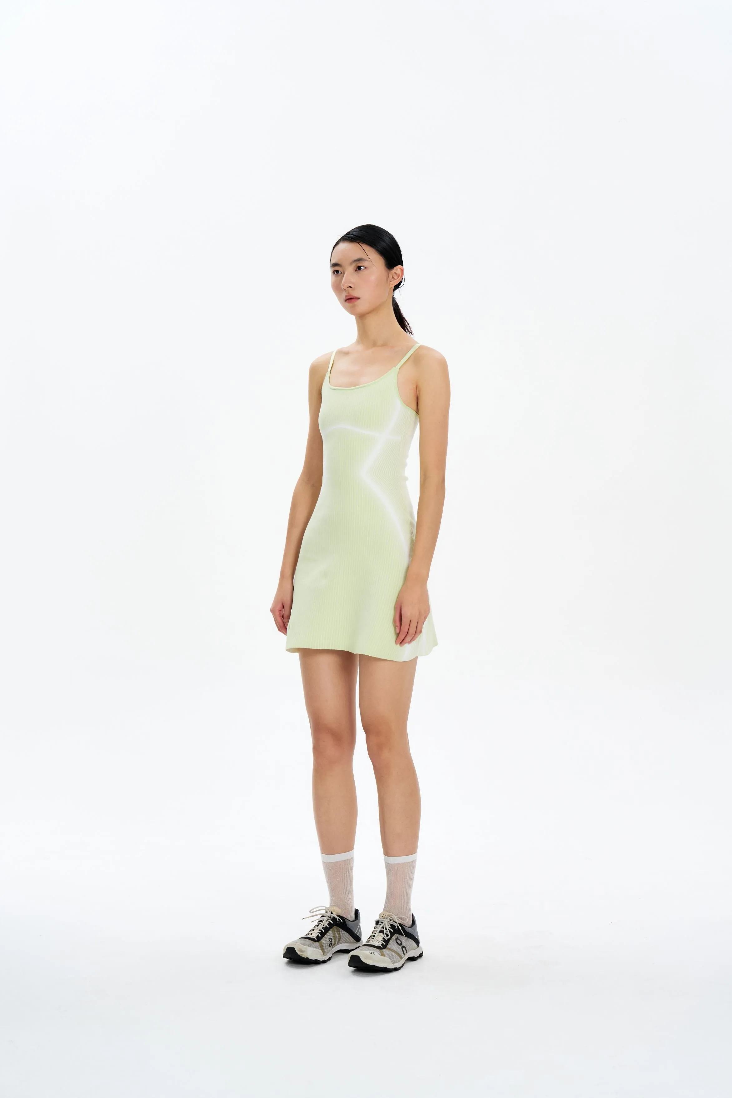 GEN 11 COMPRESSION TANK DRESS Subtle Stitch Wave Soft