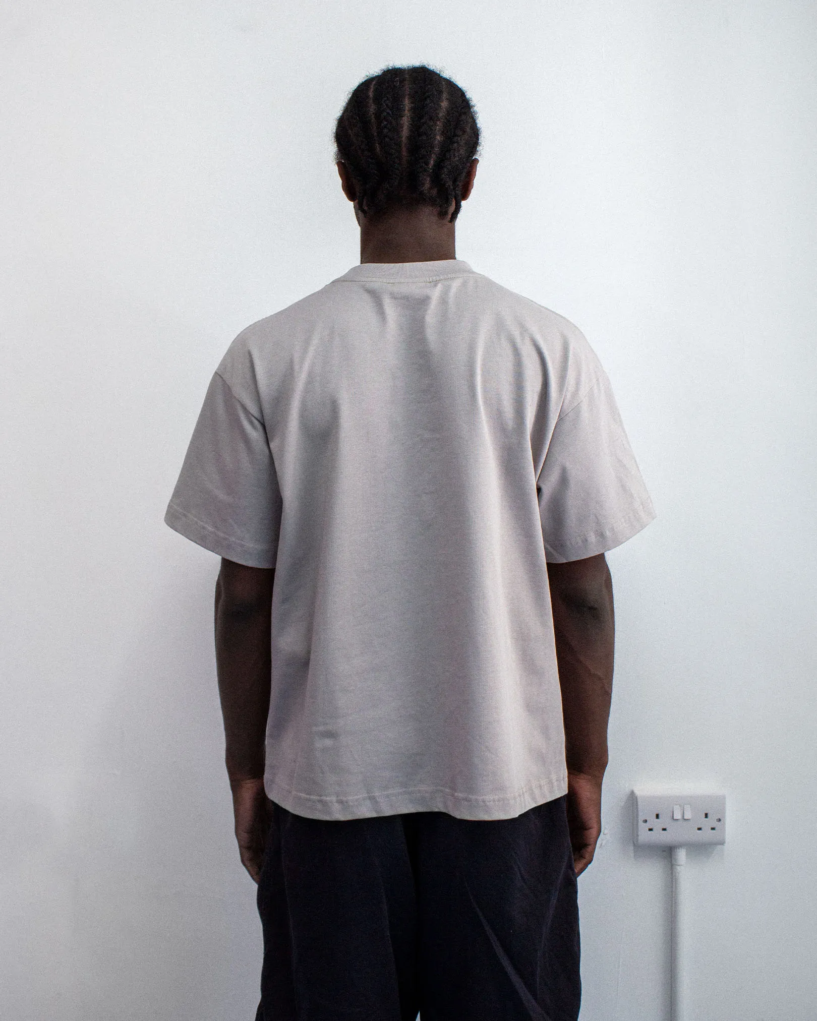 Cement Daily Tee AllWeatherComfort crew neck