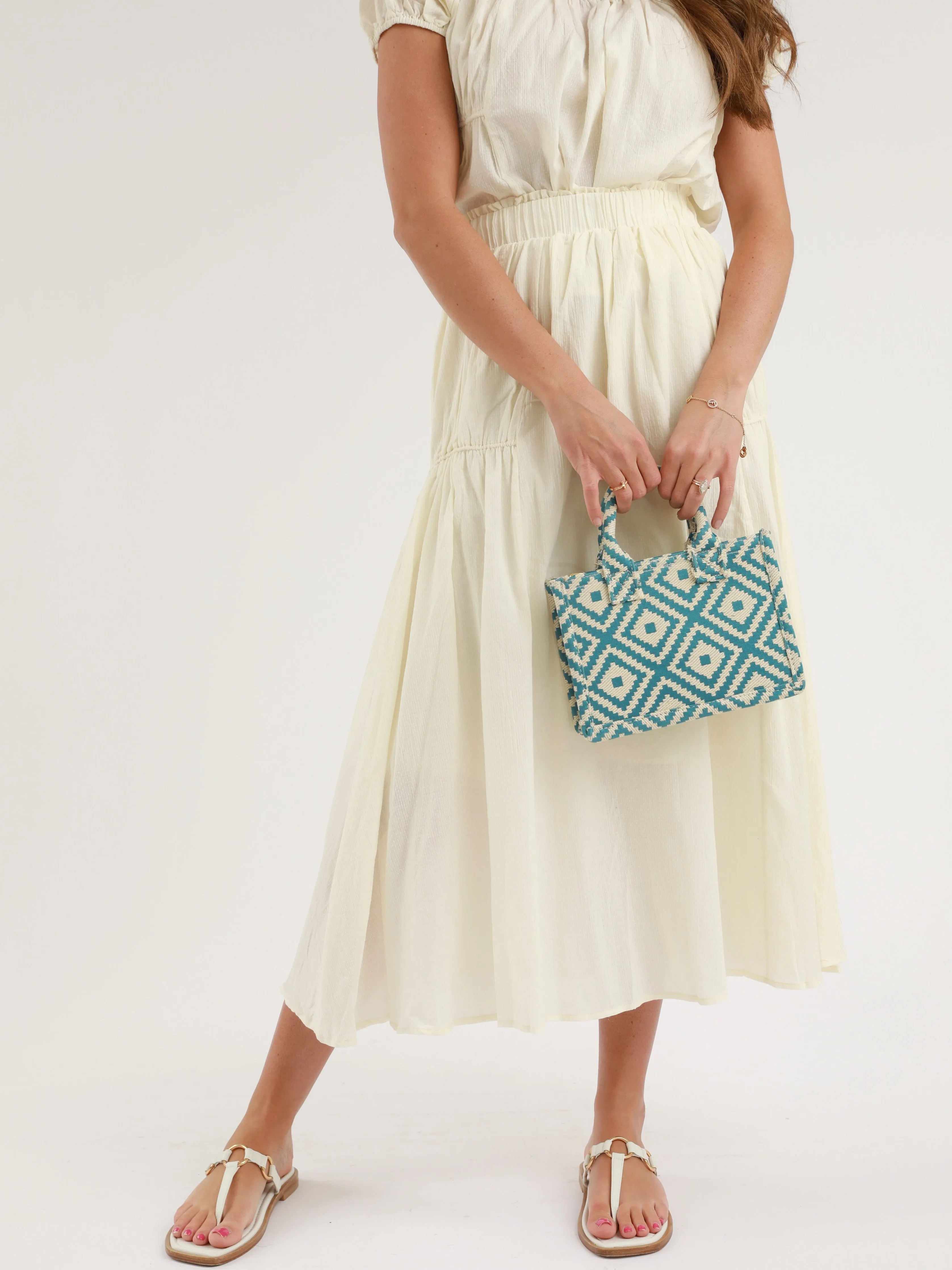 Charlie Ivory Skirt Light Touch Bold Look