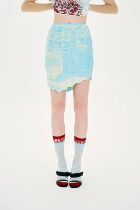 Quick Release Closure CHERRY DOG PRINT MINI SKIRT