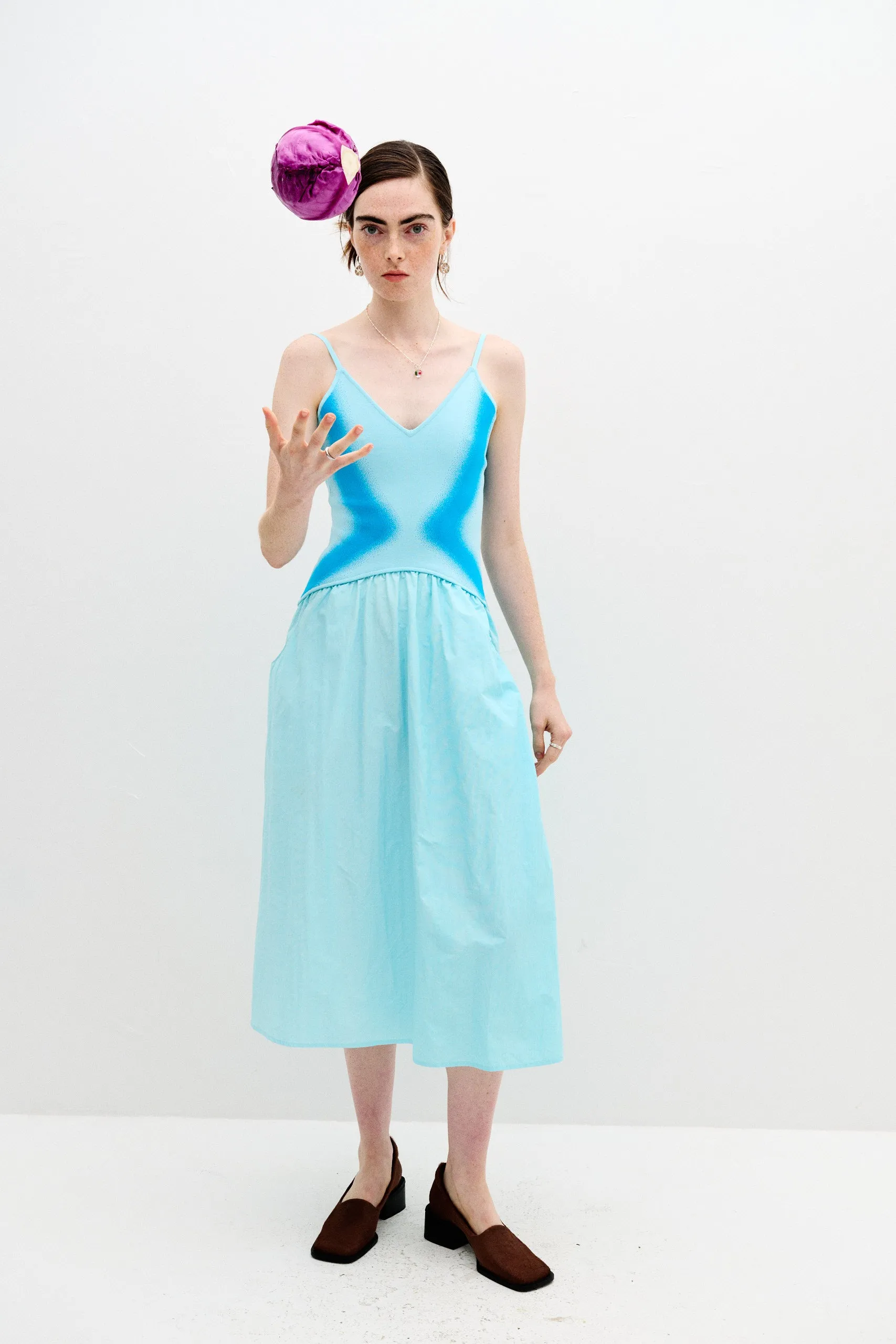 CHILI MIXED MEDIA TANK DRESS Calm Style