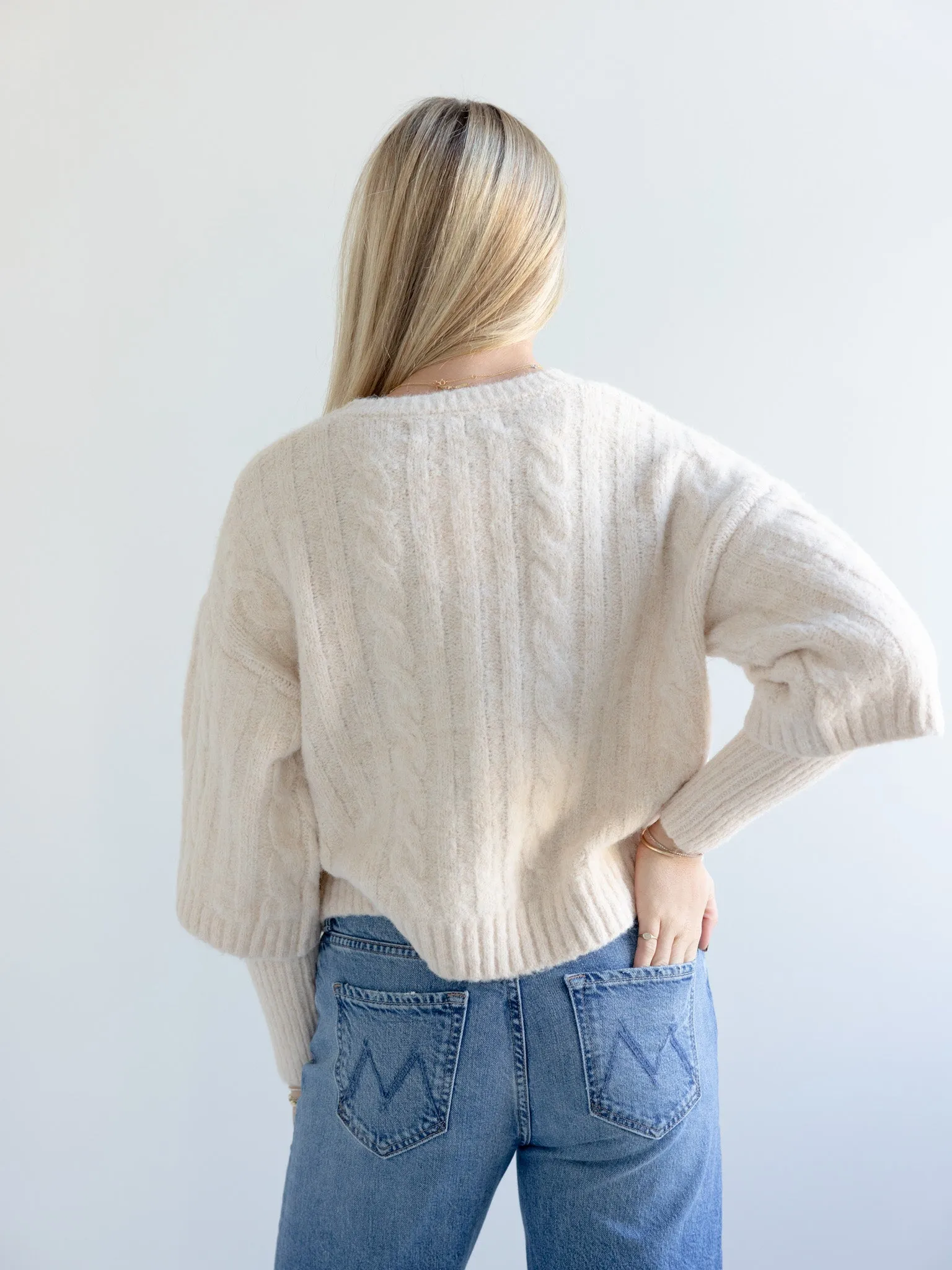 Amelia Cable Knit Quick Dry Wear Comfy Knit