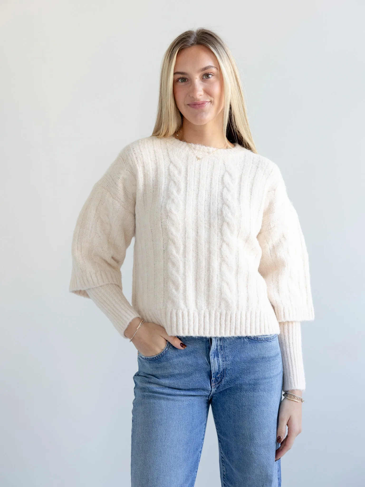 Quick Dry Comfort Amelia Cable Knit