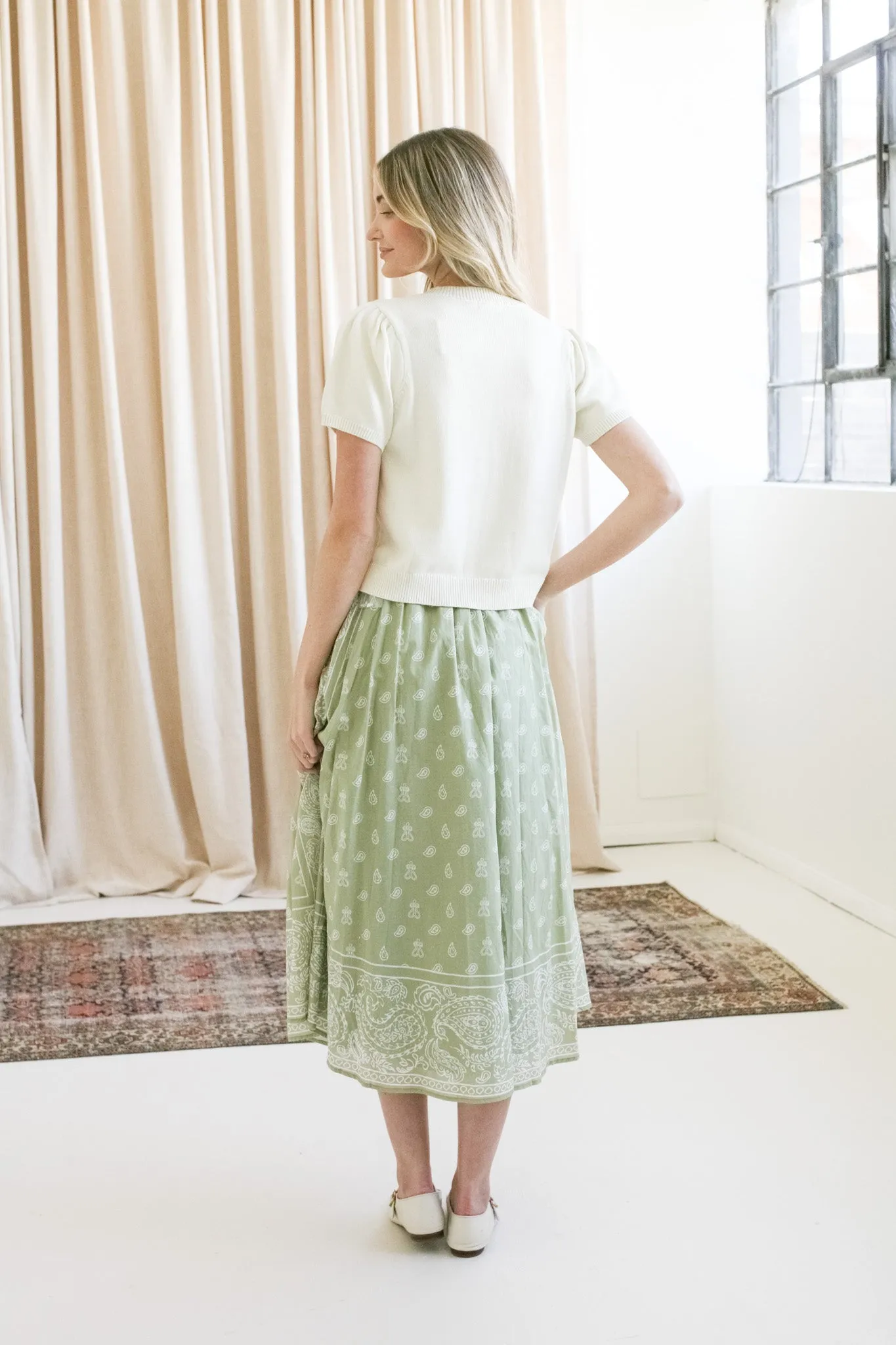 Paisley Midi Skirt Outfit Diary