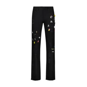 PIN EXPLOSION JEANS Suitable Outfit Home Comfort Teen Outfit