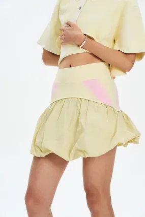 Non Restrictive Cut Reinforced Stress Points CLIVIA MIXED MEDIA MINI SKIRT