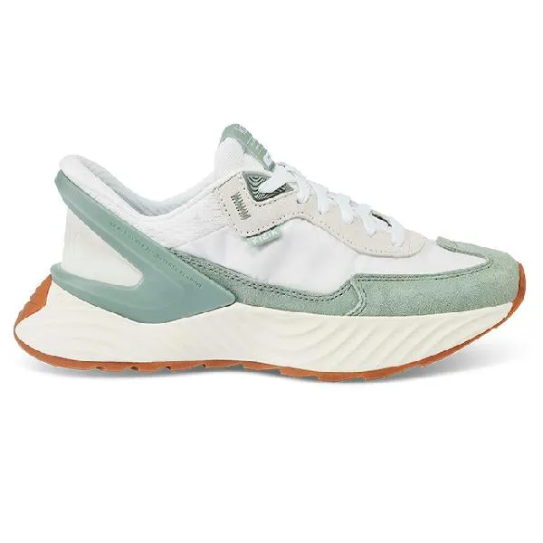Bend Hike Womens Kizik Monaco in White/Iceberg Green