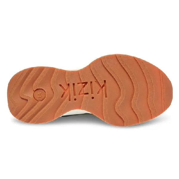 Womens Kizik Monaco in White/Iceberg Green Bootie Style