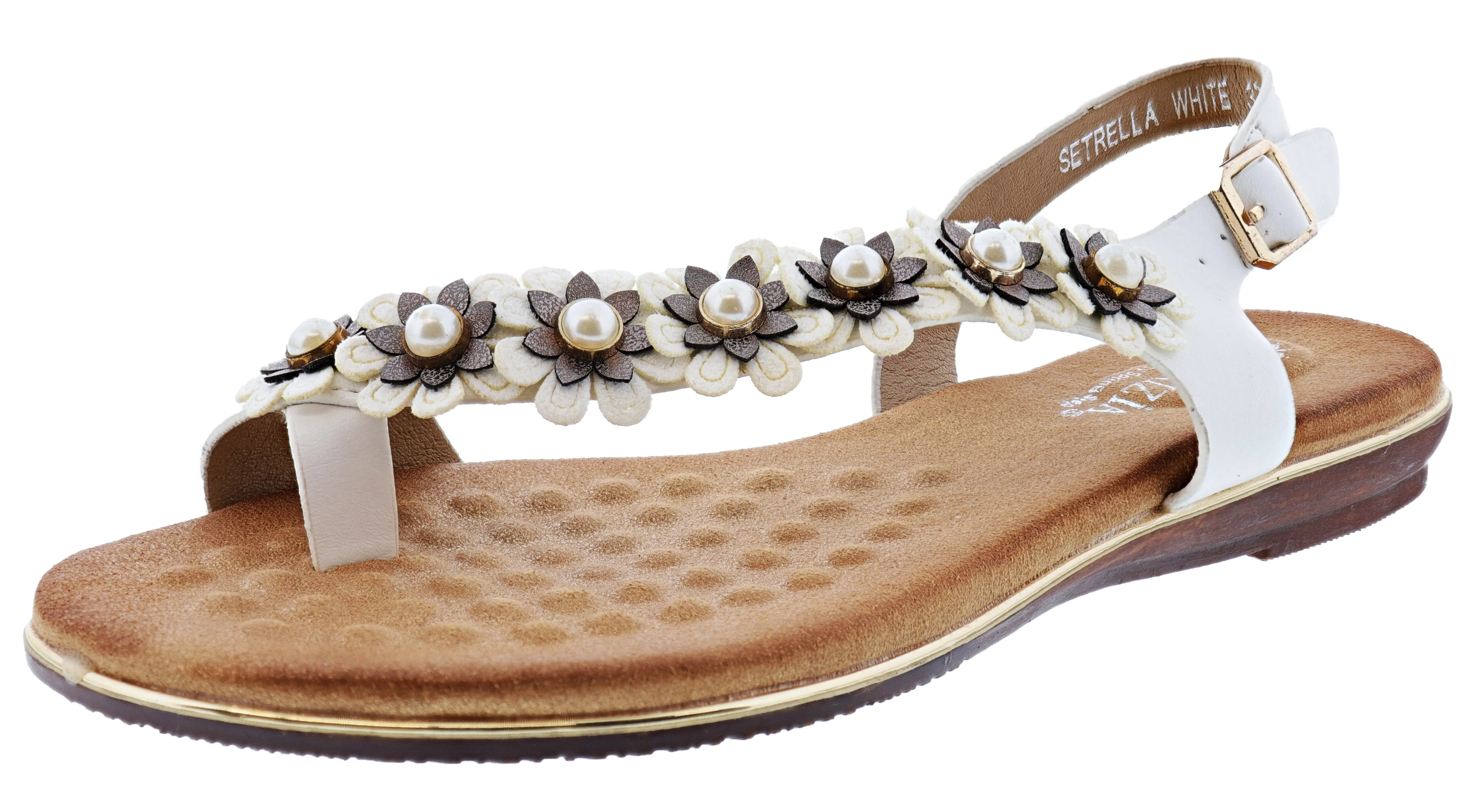 daily runner Shore Path Patrizia Setrella Flat Summer Sandals Women