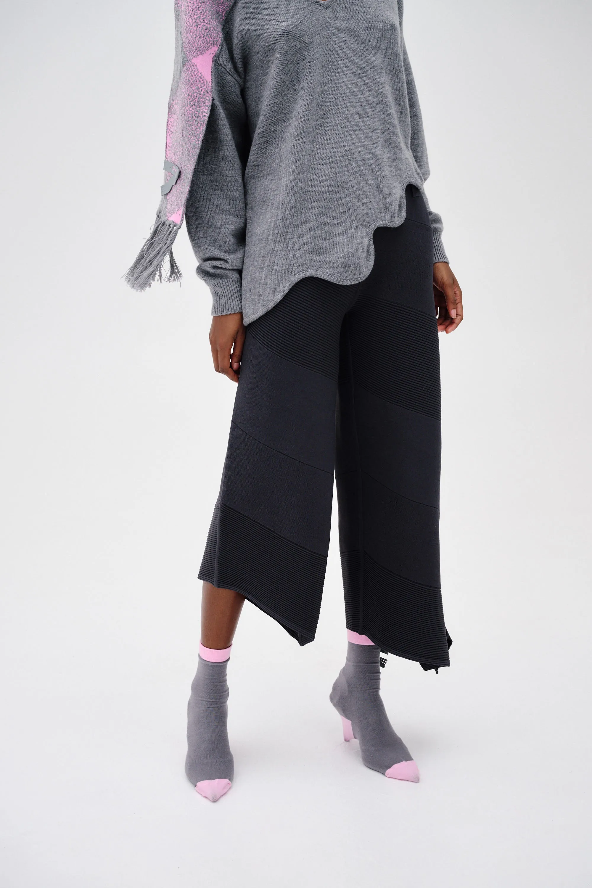 Stylish Comfort COCO ASYMMETRIC WIDE LEG PANTS