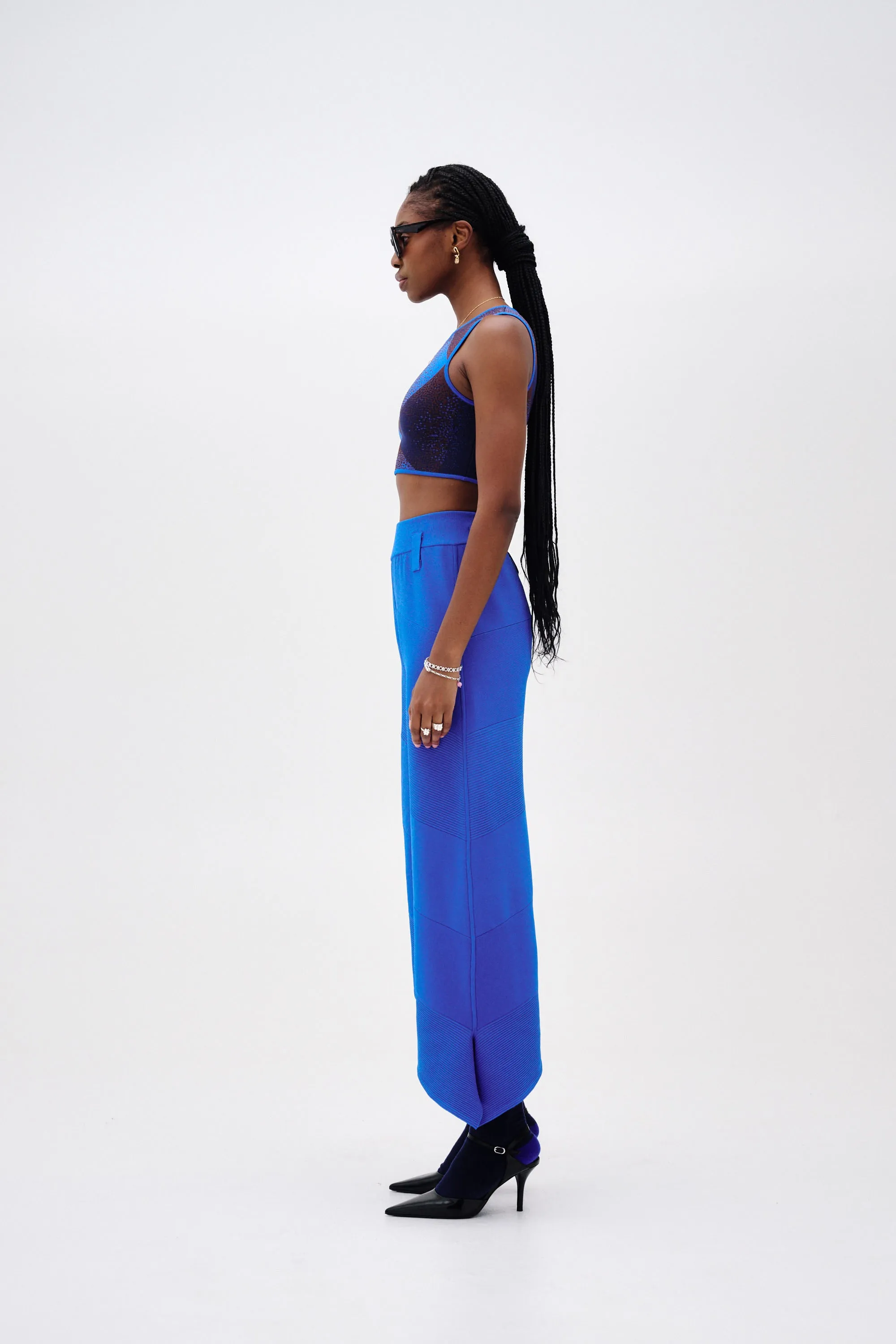 AllDayComfort tailored look COCO ASYMMETRIC WIDE LEG PANTS