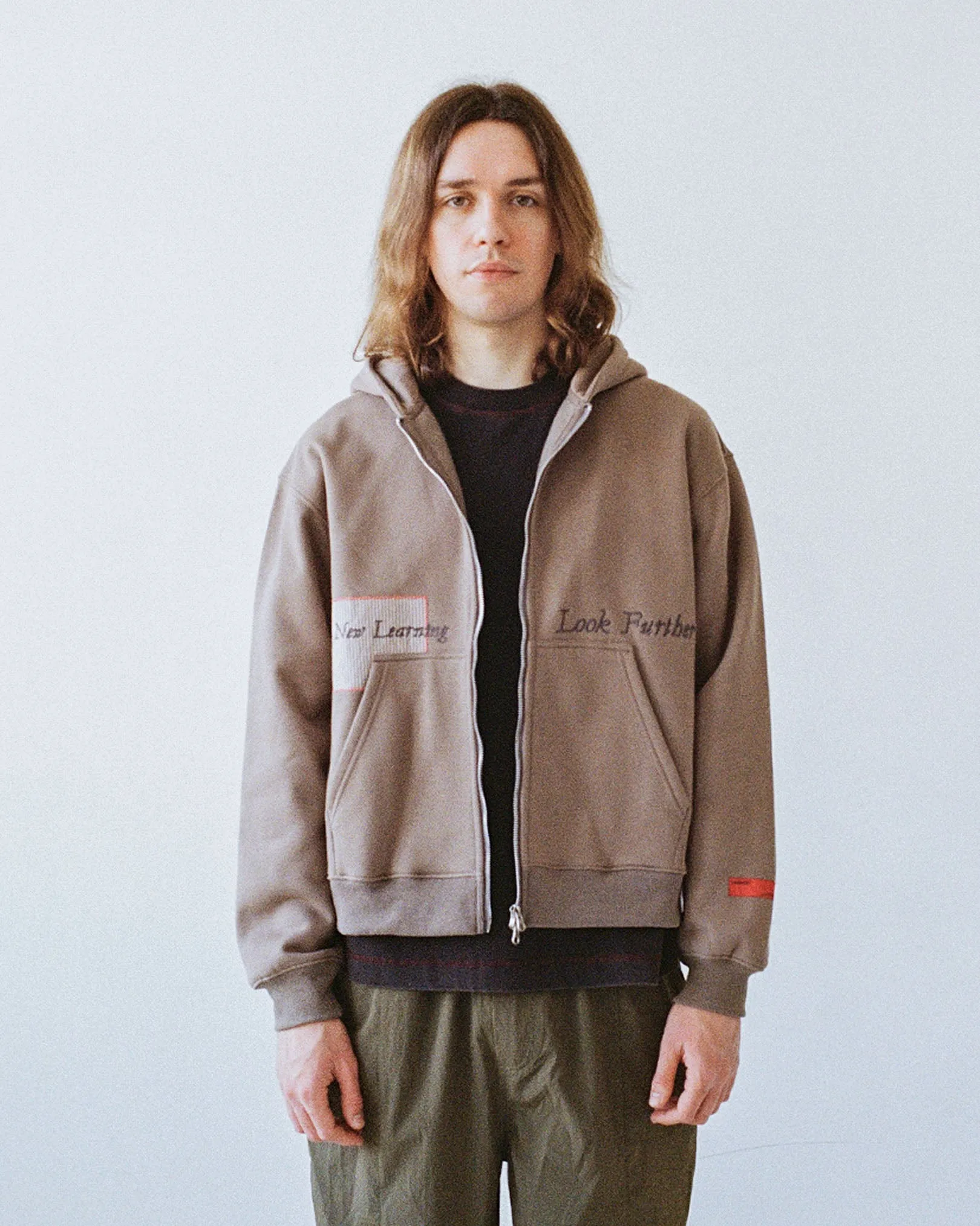 Knit Wearable Look Further Zip Hoodie