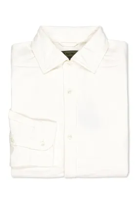 Affordable Fashion Classic Comfort Nigel Cabourn White Cotton British Officers Shirt