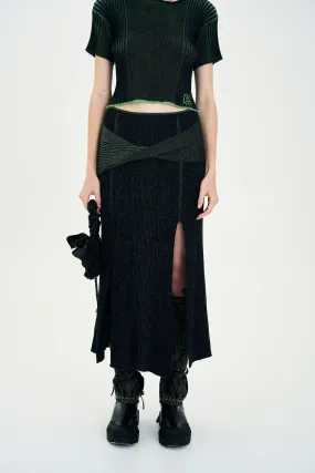 Non Irritating Tags CompressionFitFabric KALMIA METALLIC CARWASH SKIRT