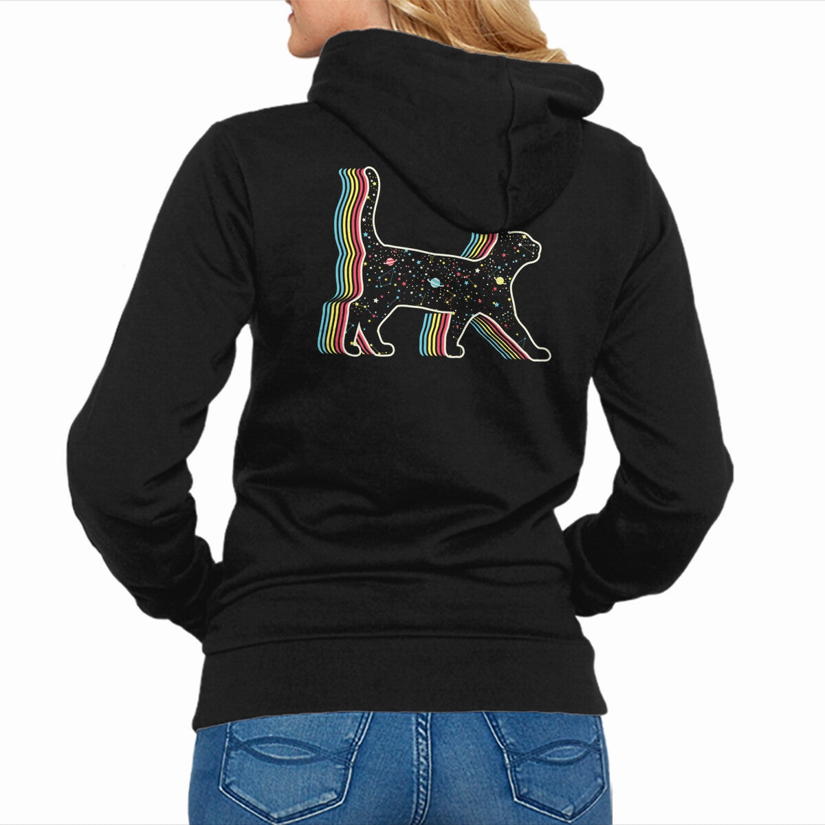 Galaxy Cat Cozy Hoodie Wear