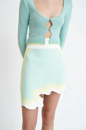 Relaxed Wear SALEM WAVY MINI SKIRT