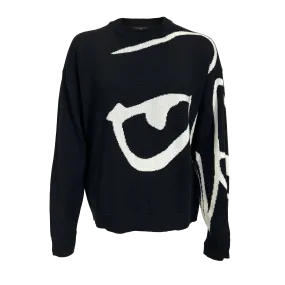 Loose Weave Oversized Fit THE FACE SWEATER