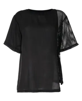 HALF HACULLA TEE BLACK Roomy Waistband sports performance