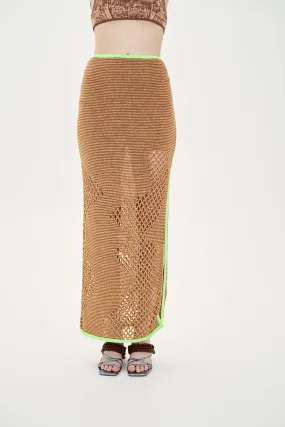 Active Utility ROWAN CROCHET MAXI SKIRT