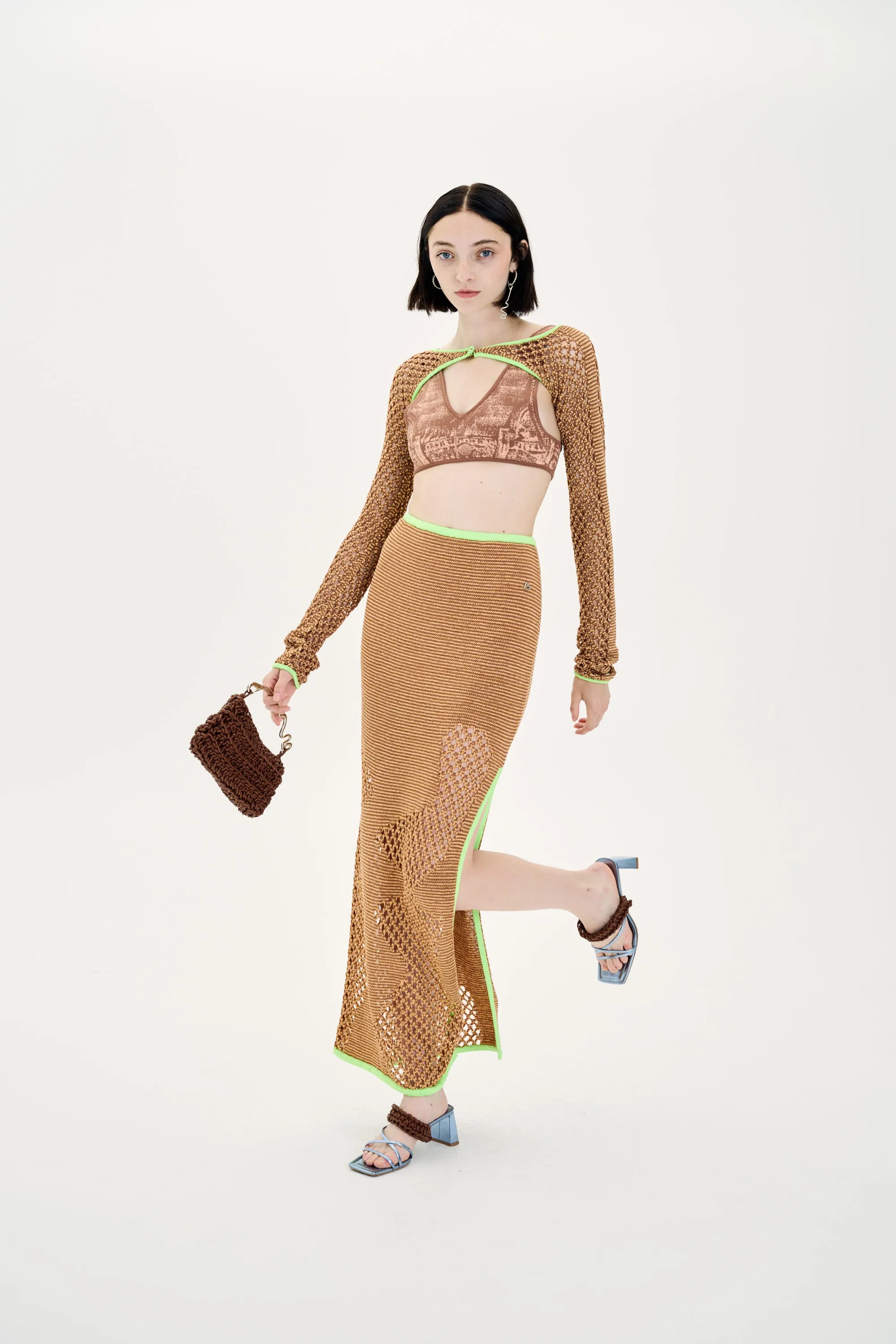 Freedom Fit ROWAN CROCHET MAXI SKIRT