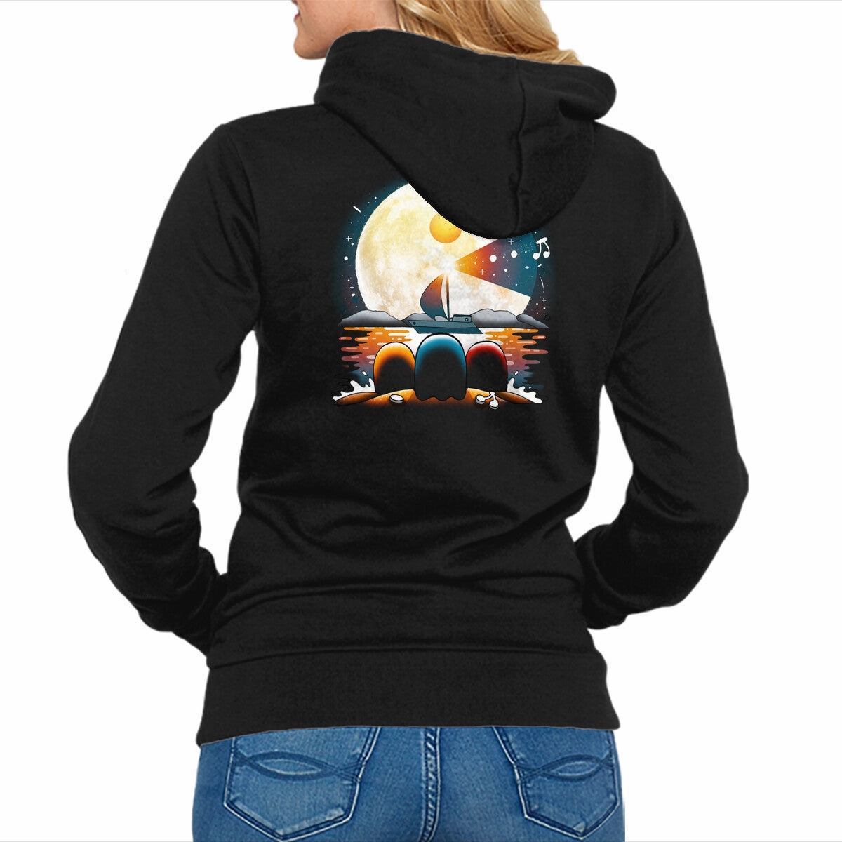 Warm Layering Street-Ready Wear Gaming Moon Beach