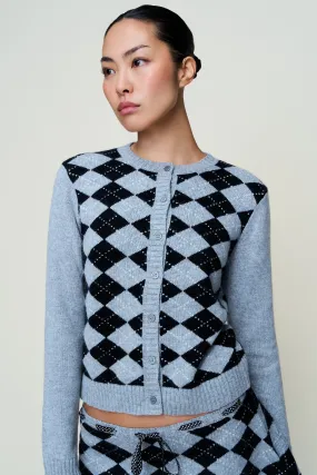 June Relaxed Cardigan crew neck