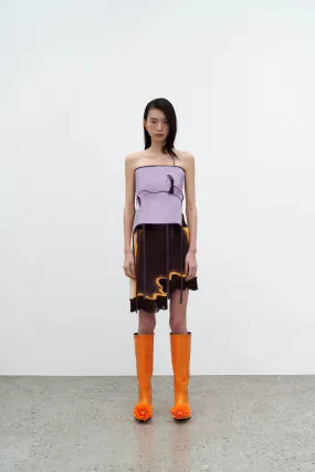 PHULA FLOWER PRINT TANK TOP SweatGuard Lining