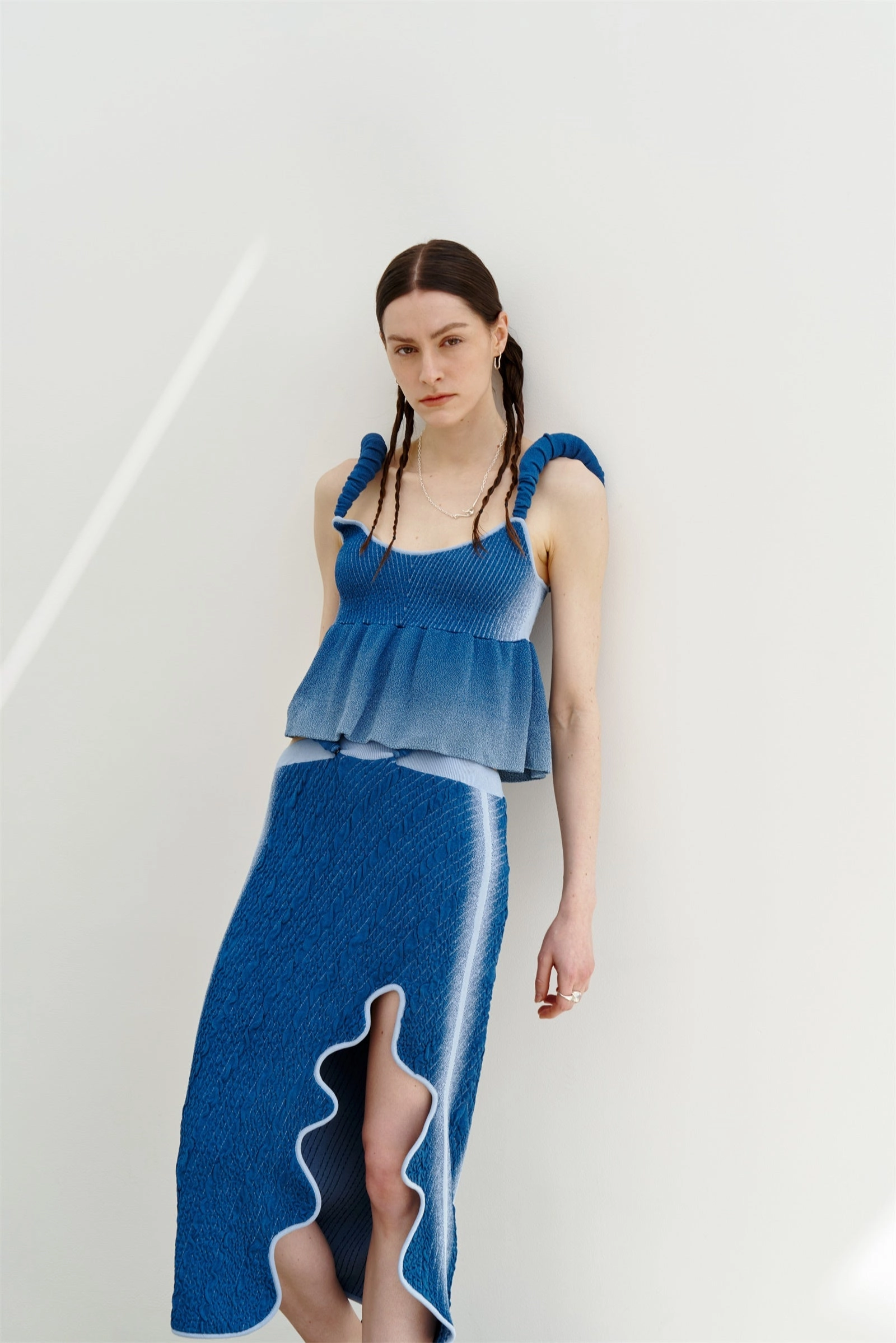 KIKO 3D BUBBLE TANK TOP Luxurious Feel Soft Touch Fabric